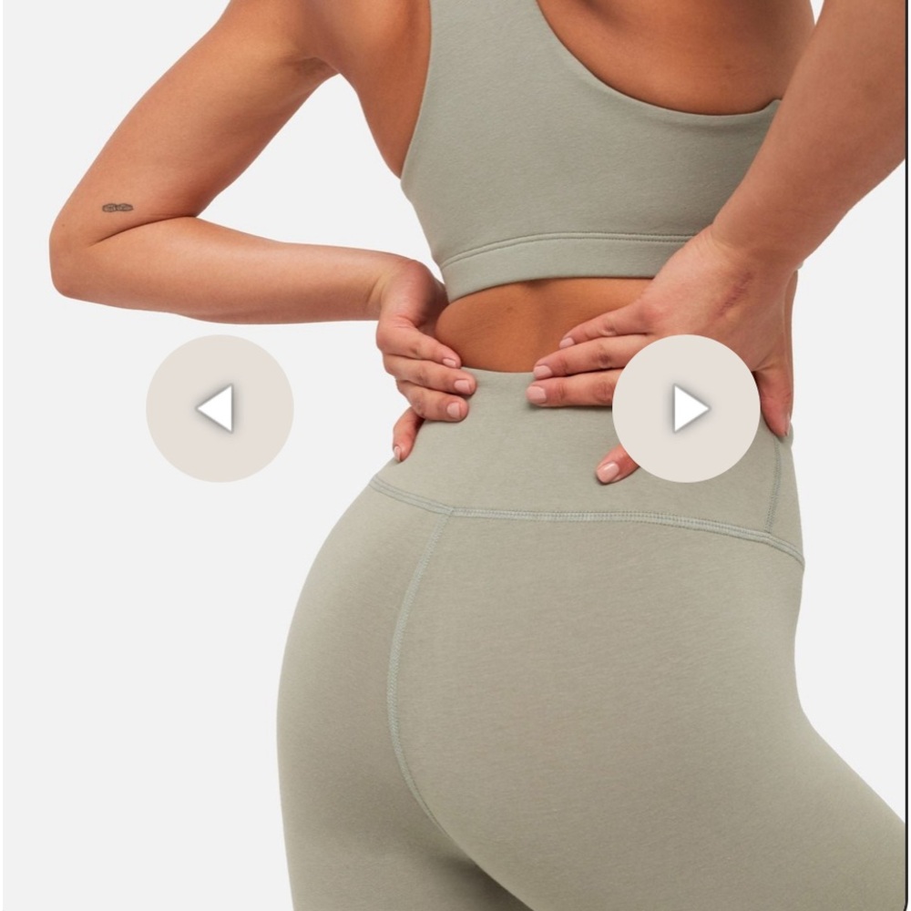 MATE The Label Organic Stretch Midi Leggings - Sage - Picture 5 of 13